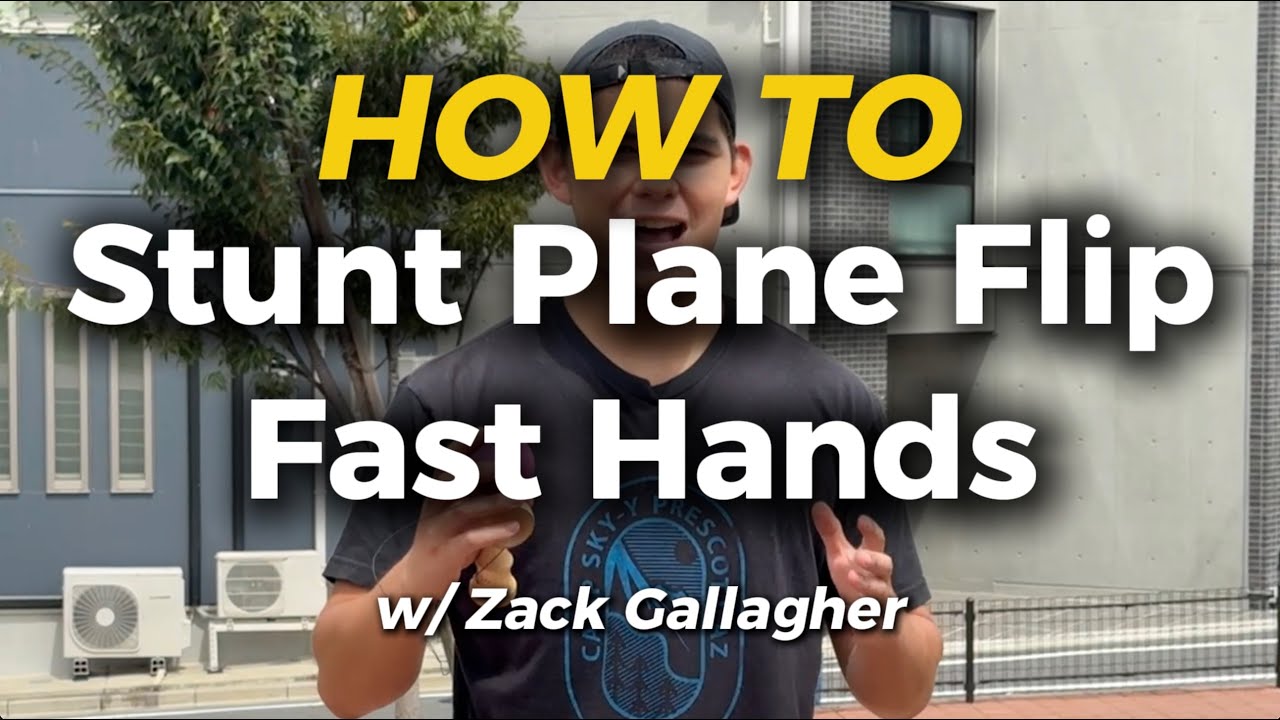 Stunt Plane Flip Fast Hands // Zack Gallagher // Kendama Trick Breakdown