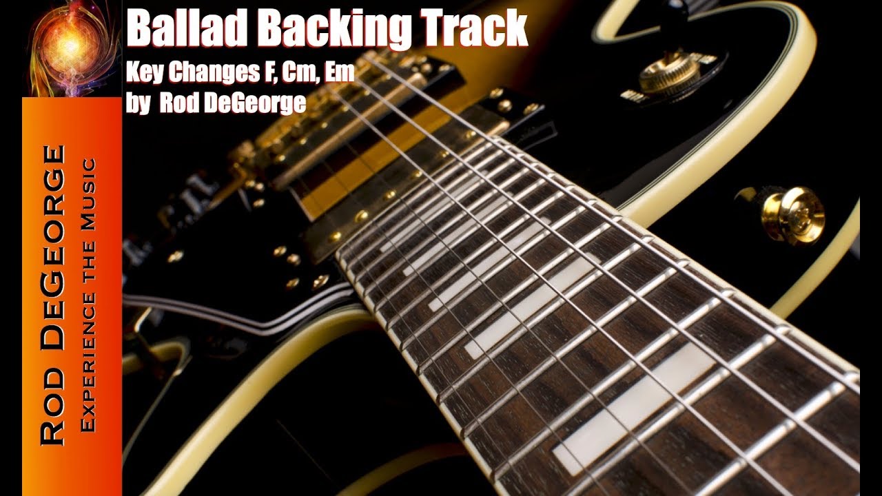Ballad Backing Track - Key Changes (Key of F, Cm & Em) New Horizons by Rod DeGeorge