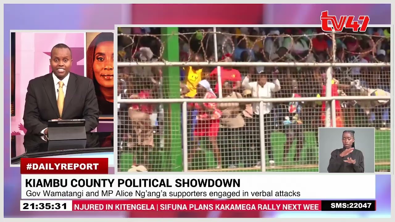 Wamatangi vs. MP Alice Ng'ang'a: Supporters engage in verbal attacks at Thika stadium groundbreaking