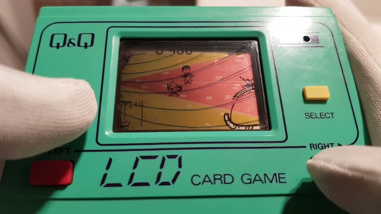 Time Warp Handheld Gameplay 2022 - LCD Card Game Clock - Citizen Q&Q - Casual - Game & Watch Style