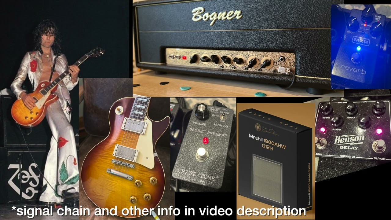 Jimmy Page - Classic TSRTS + HTWWW tone  Recreation 