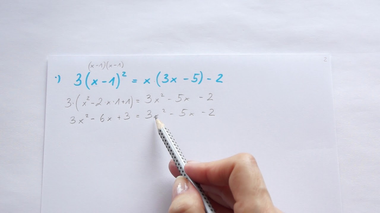 Lineare Gleichung in einer Variable