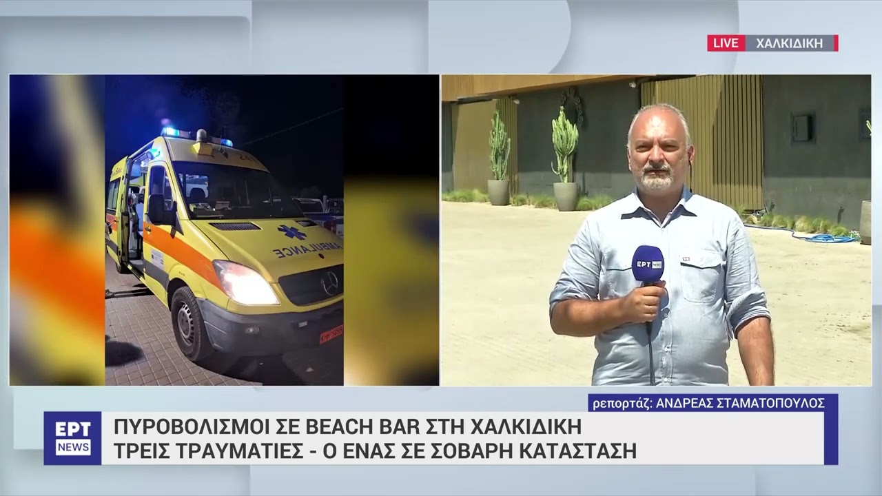Πυροβολισμοί σε beach bar στη Χαλκιδική – Πώς έγινε το αιματηρό επεισόδιο | 17/8/2024 | ΕΡΤ
