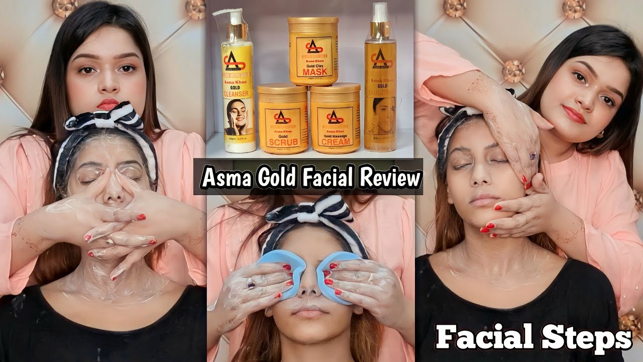 Gold Facial review with Facial Massage Steps || Proper Hand Movements || Facial Steps.. 