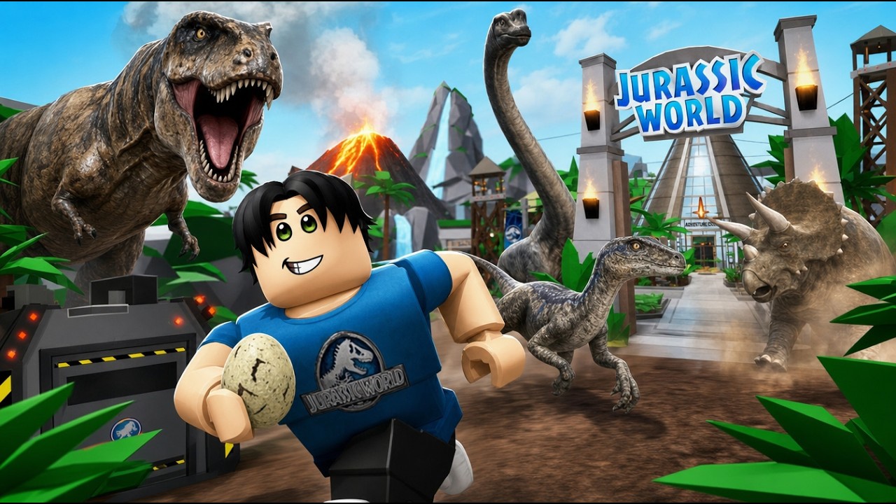 Roblox Brookhaven 🏡RP НОВОЕ ОБНОВЛЕНИЕ JURASSIC WORLD&trade; (Все динозавры, секреты и многое другое)
