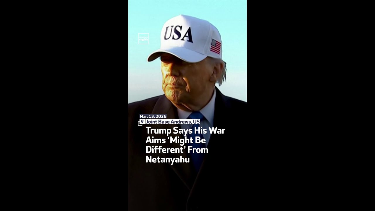 Trump Says His War Aims &lsquo;Might Be Different&rsquo; From Netanyahu