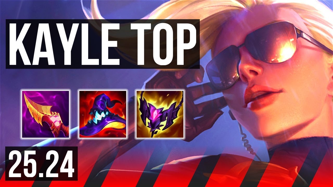 KAYLE vs DARIUS (TOP) | 80K damage | KR Master | 25.24
