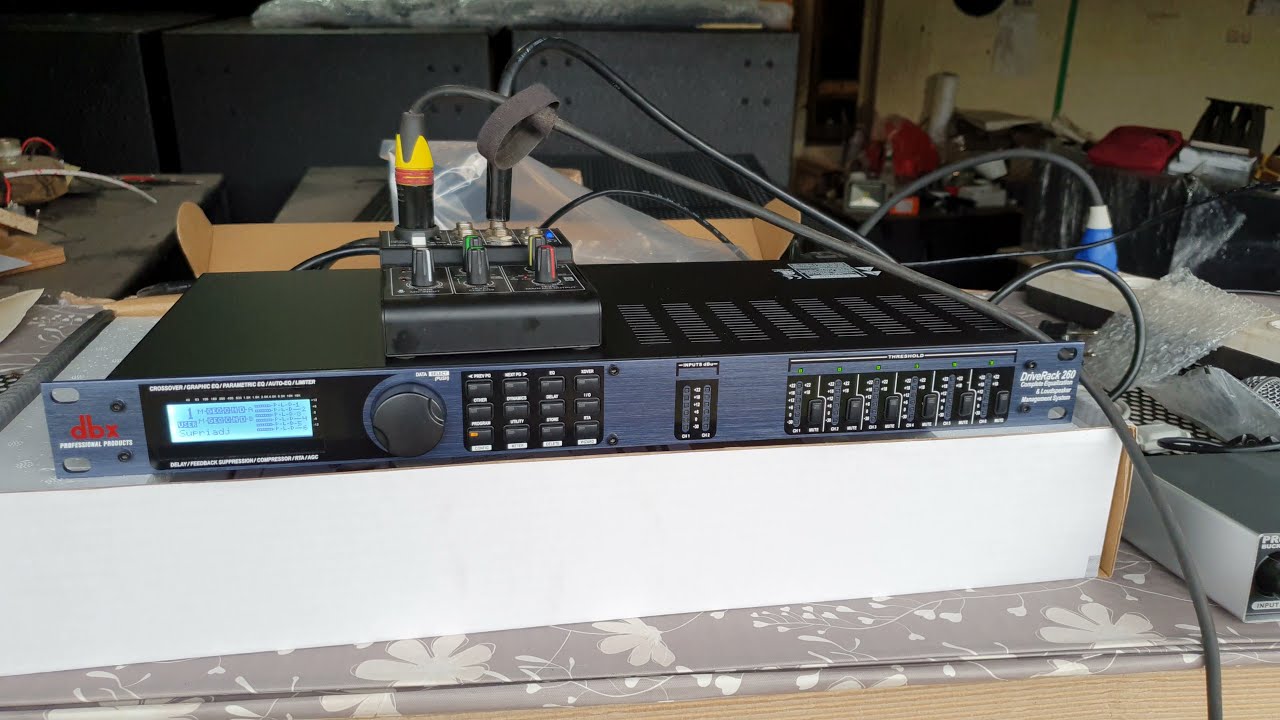 Cara Mengeset Menu Manajemen Speaker dbx 260
