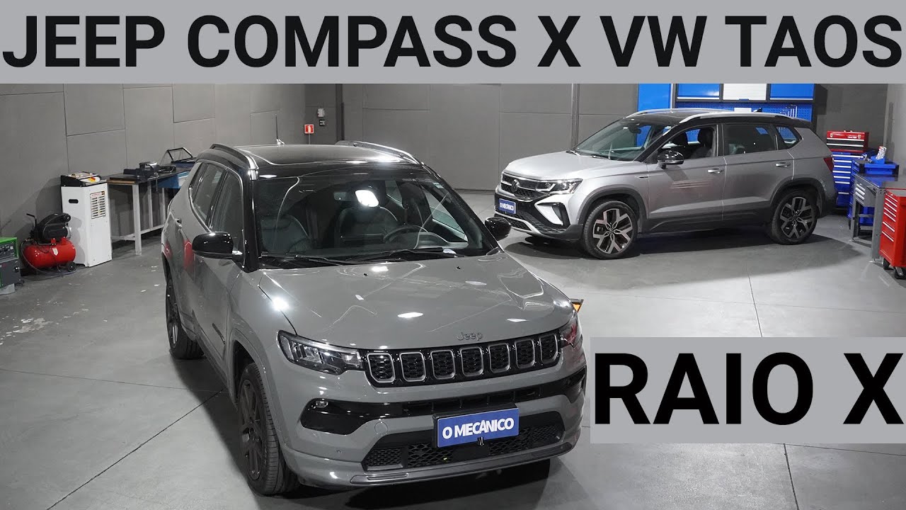 VW TAOS OU JEEP COMPASS? Qual melhor SUV médio? COMPARATIVO TÉCNICO