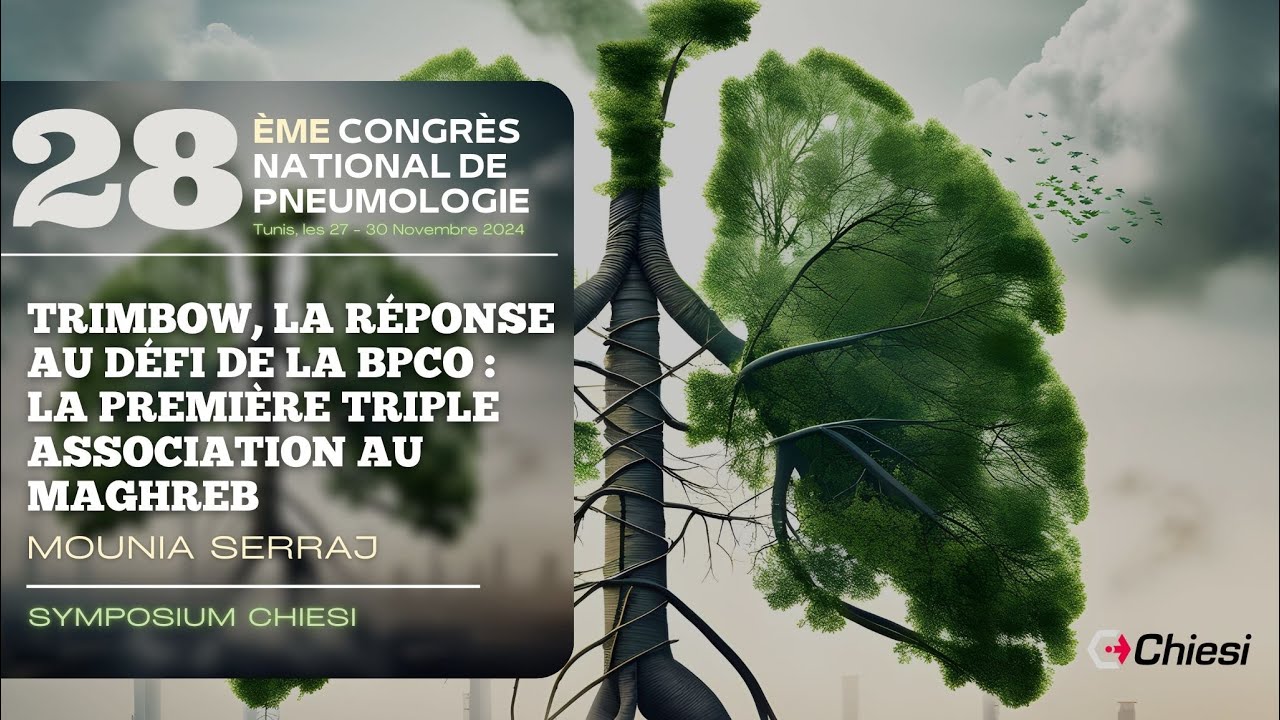 Trimbow, la réponse au défi de la BPCO, La première triple association au Maghreb. Mounia Serraj