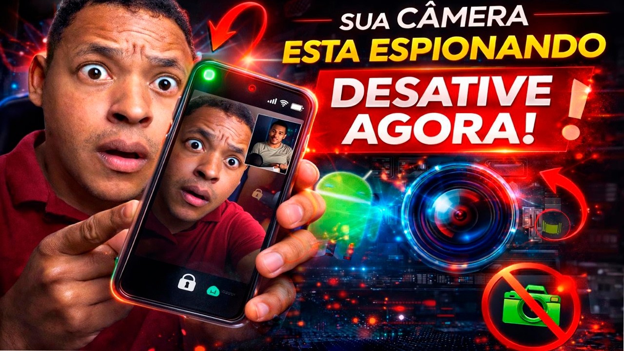 DESATIVE ISSO AGORA! A Função SECRETA da Câmera do Celular ANDROID que te VIGIA 24h por dia! 2026 🌟