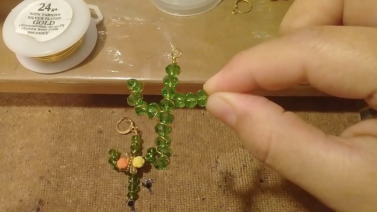 Aretes Cactus 🌵 - Tutorial