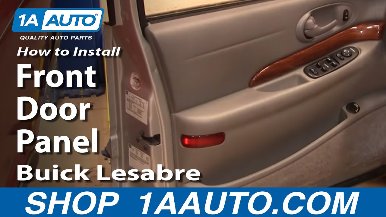 Как снять переднюю дверную панель Buick Lesabre 00-05