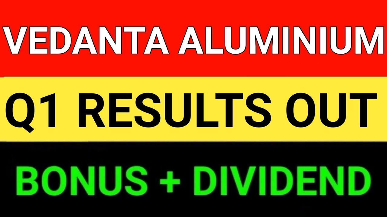 VEDANTA ALUMINIUM Q1 RESULTS OUT | VEDANTA ALUMINIUM NEWS | MARKET SUPPORT