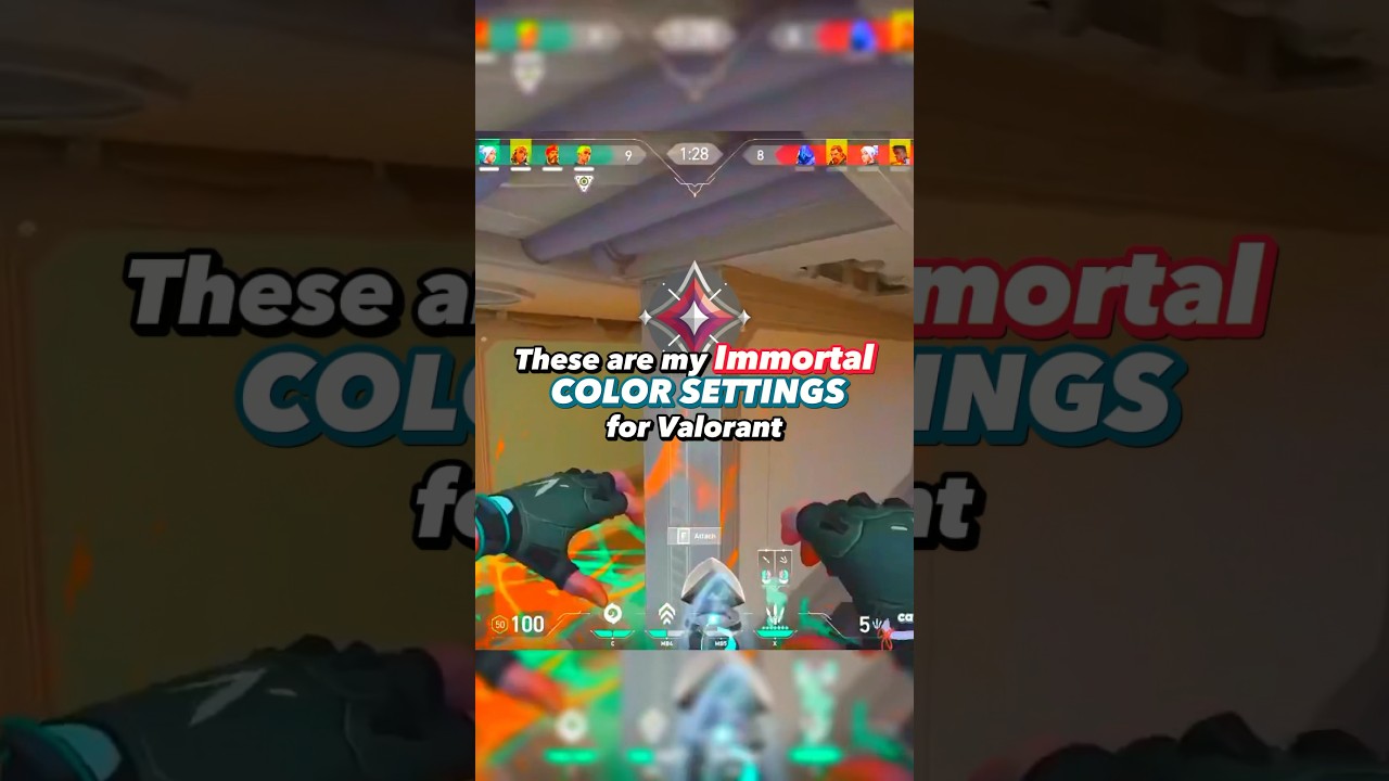 You NEED These COLOR SETTINGS in Valo #valorant #valorantclips #gaming #valorantguide #valorantricks