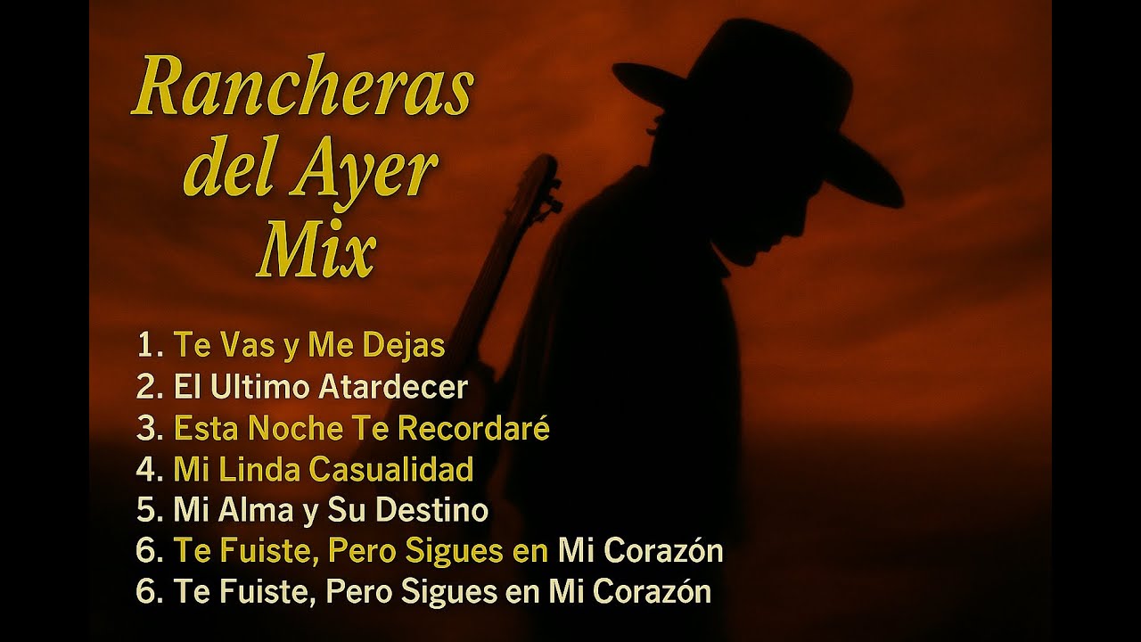 Rancheras del Ayer  | El Mix Que Te Hará Recordar Aquellos Tiempos Inolvidables