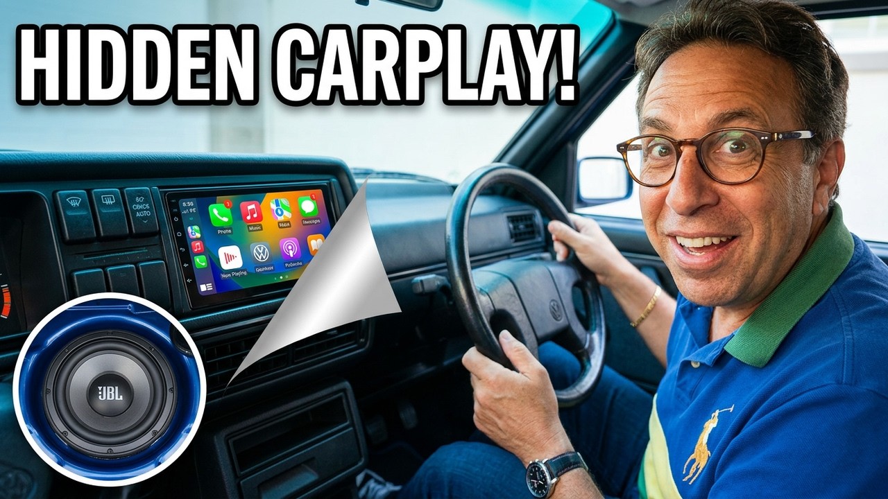 Installing Apple CarPlay & Subwoofer in My 1990 Mk2 Golf G60 – Looks OEM, Sounds INSANE!