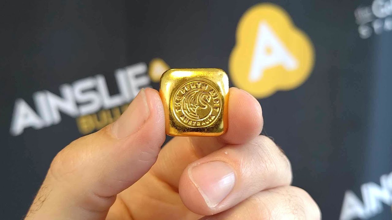Литой золотой слиток Perth Mint 1 унция