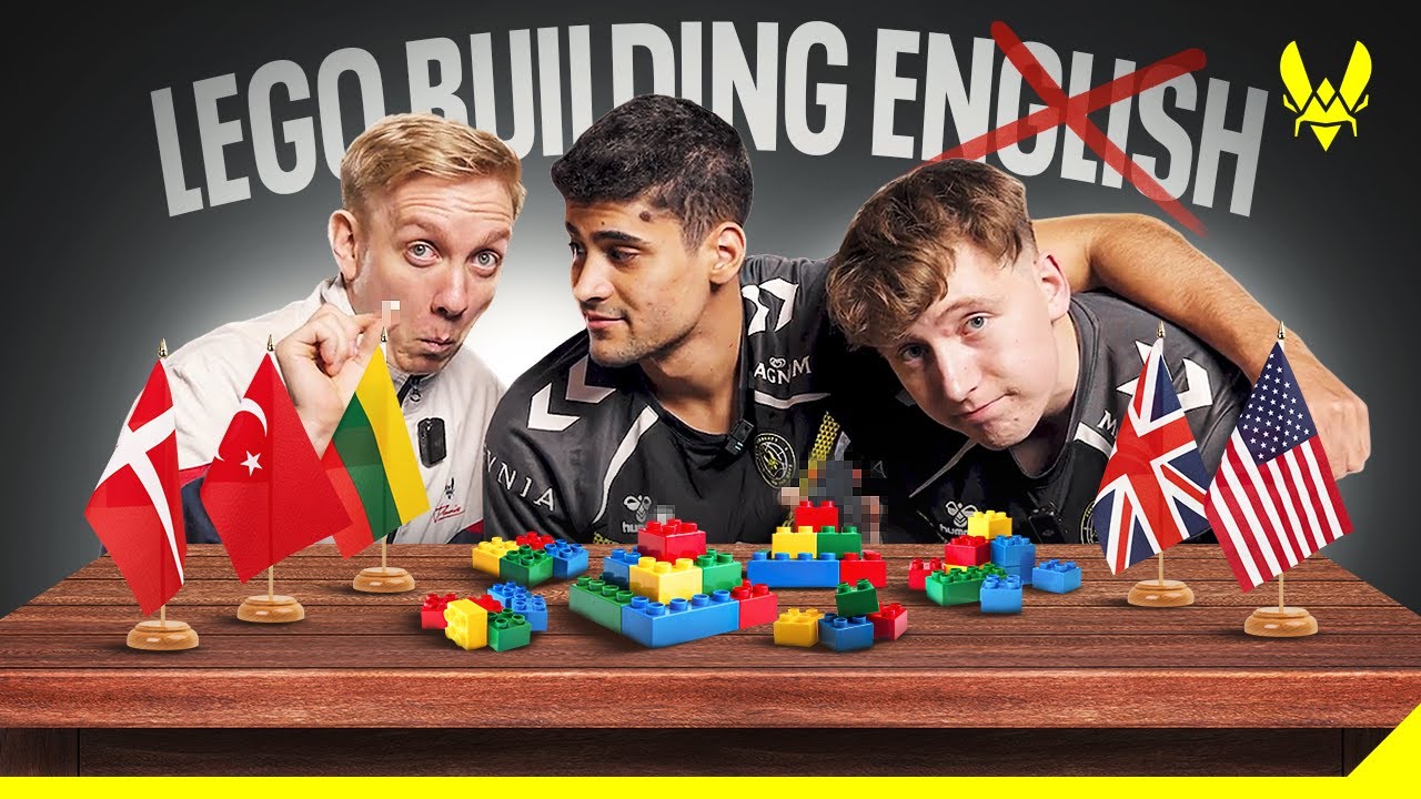 BUILDING LEGOS WITHOUT SPEAKING ENGLISH | Team Vitality LEC