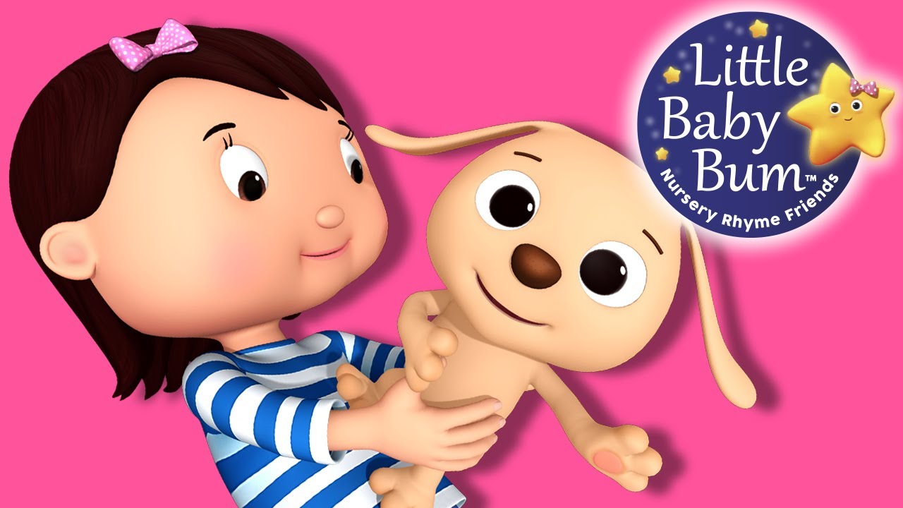 Little Puppy Song | Nursery Rhymes for Babies by LittleBabyBum - ABCs and 123s