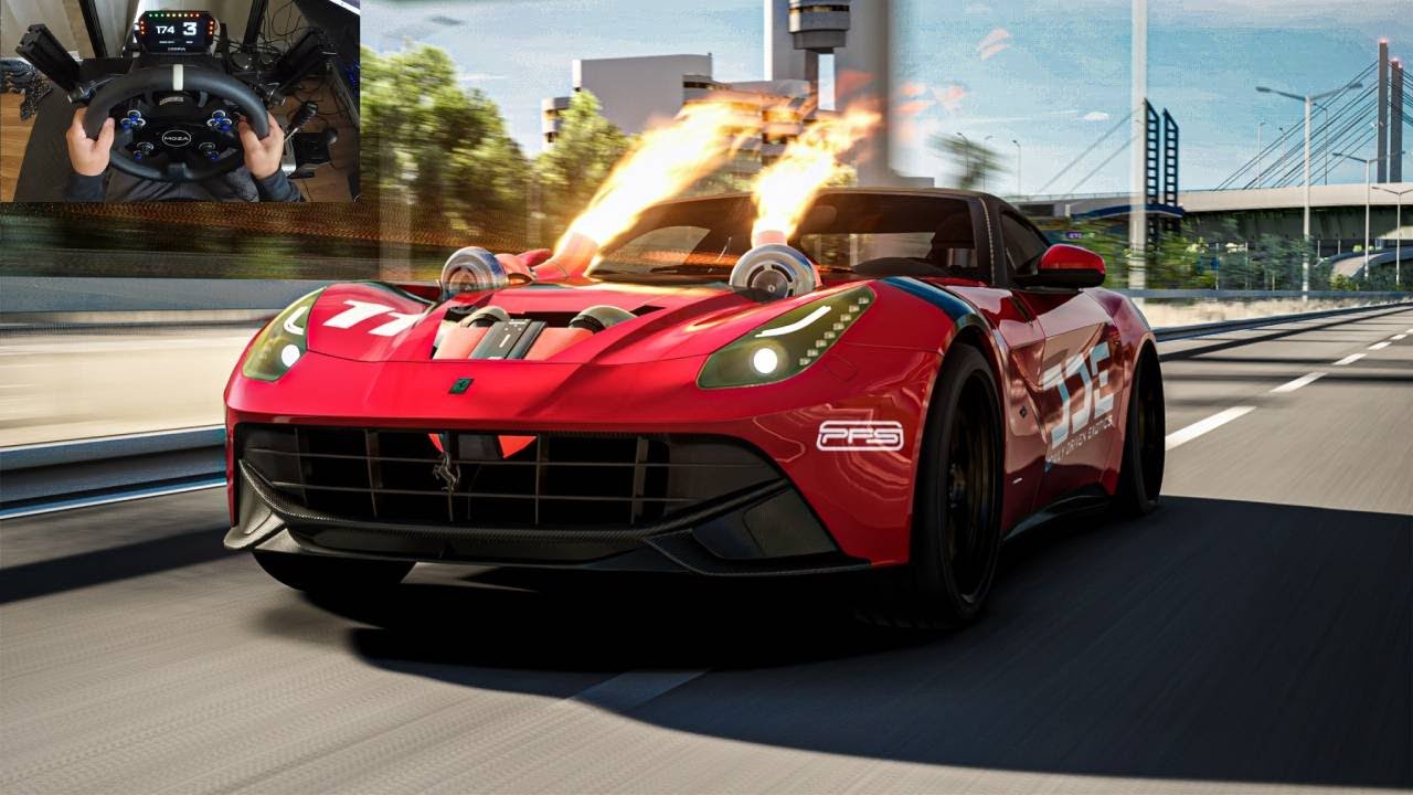 Screaming 6,400HP Twin Turbo Ferrari F12 Berlinetta - Assetto Corsa