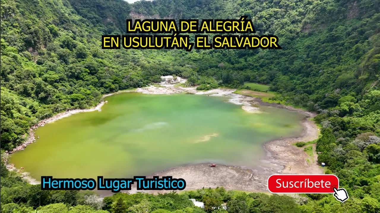 Laguna De Alegría, Un Cráter Volcánico En EL SALVADOR, Hermosa La Naturaleza, Usulután.