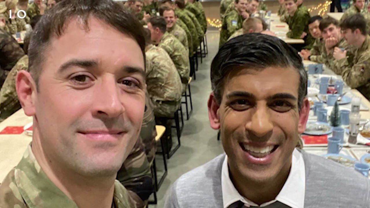 Thanking British troops in Estonia