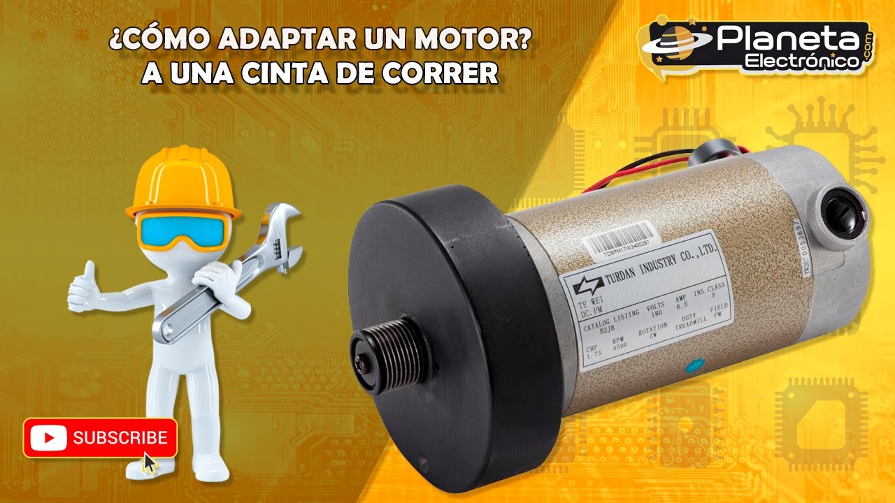 ¿Cómo adaptar un motor en una cinta de correr?