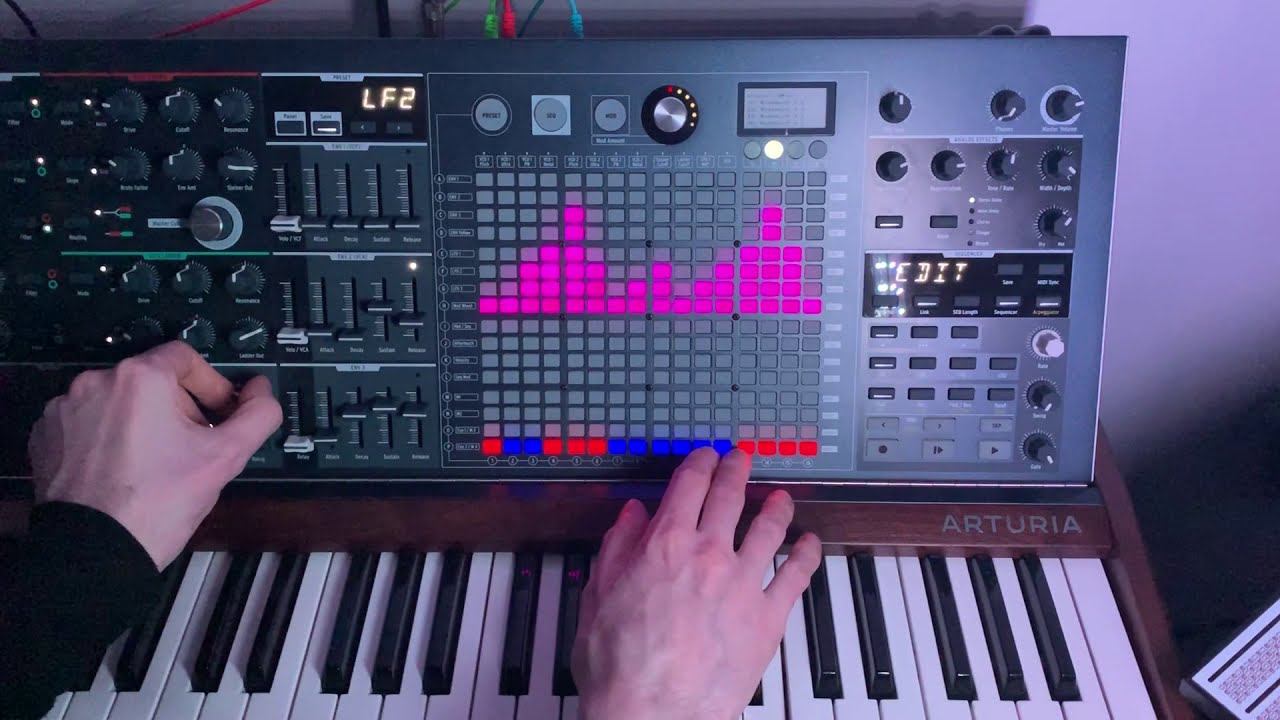 Matrixbrute Firmware 2.0 - Custom LFO melodies