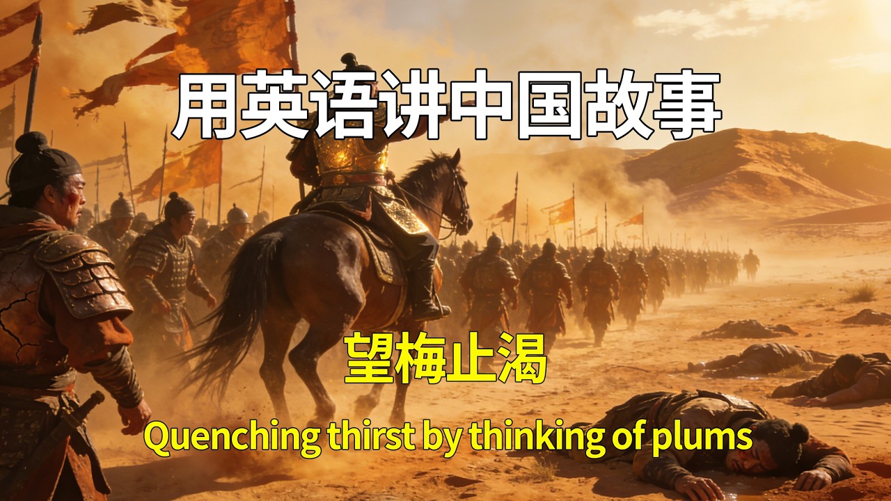 《望梅止渴》用英语讲中国故事 ｜母语法自然形成英语耳，听说读能力全提升 #英语听力 #英语演讲 #英语启蒙 #英语 #听故事学英语