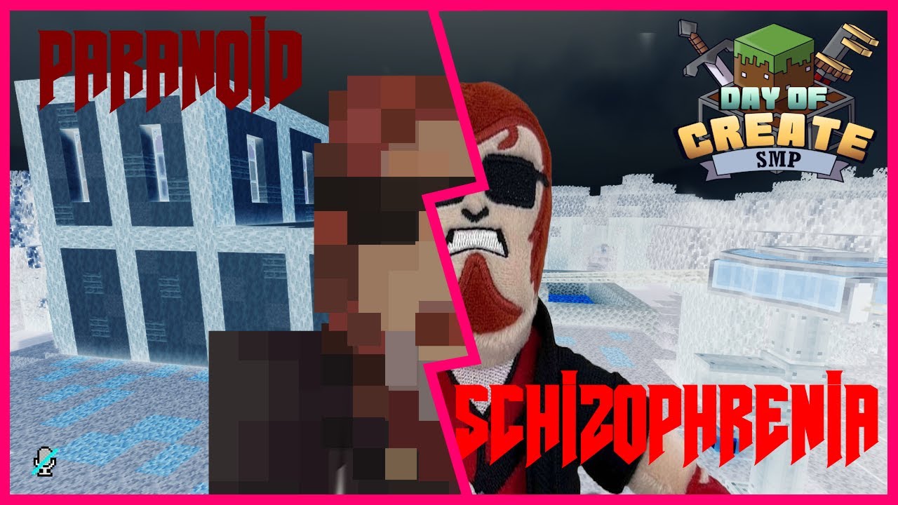 I developed PARANOID SCHIZOPHRENIA in the CREATE MOD | Day of Create SMP No.3