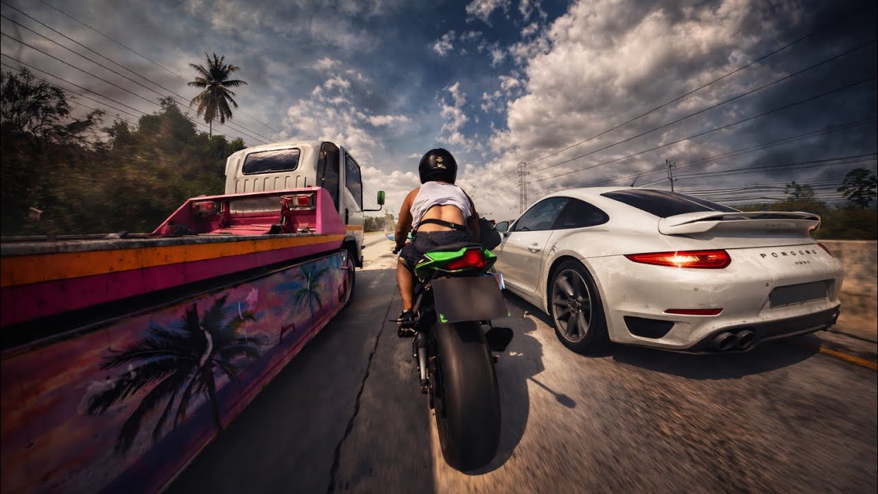 Kawasaki Ninja ZX-10R POV Ride – Sunny Fun!🇹🇭