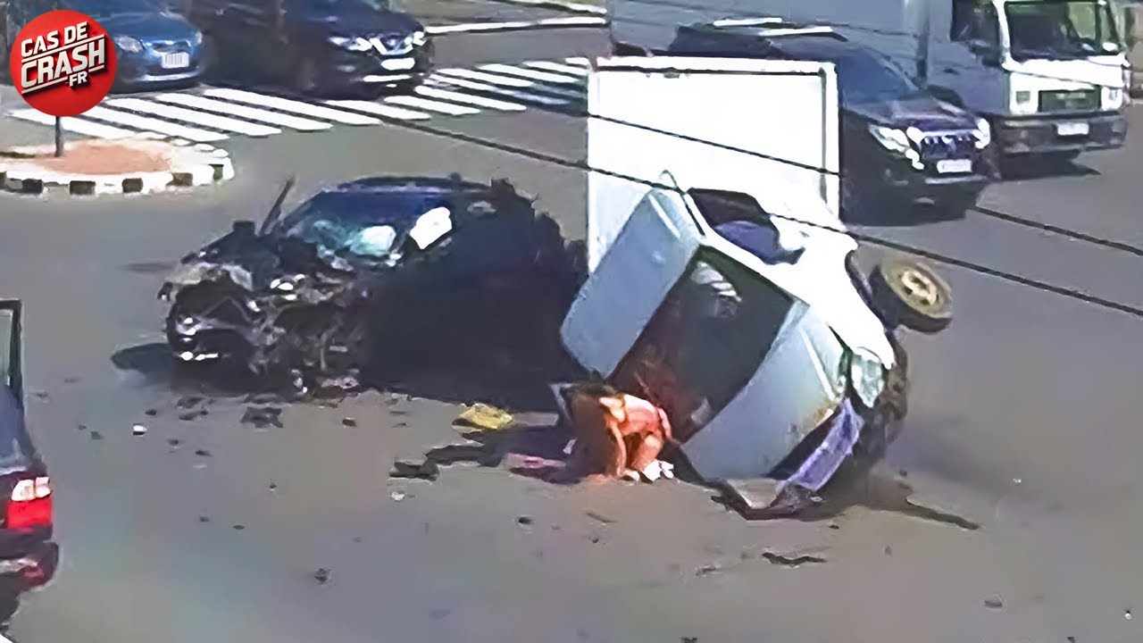 105 Accidents de Voiture Choc 2025 : Idiots au Volant Pris en Vid&eacute;o