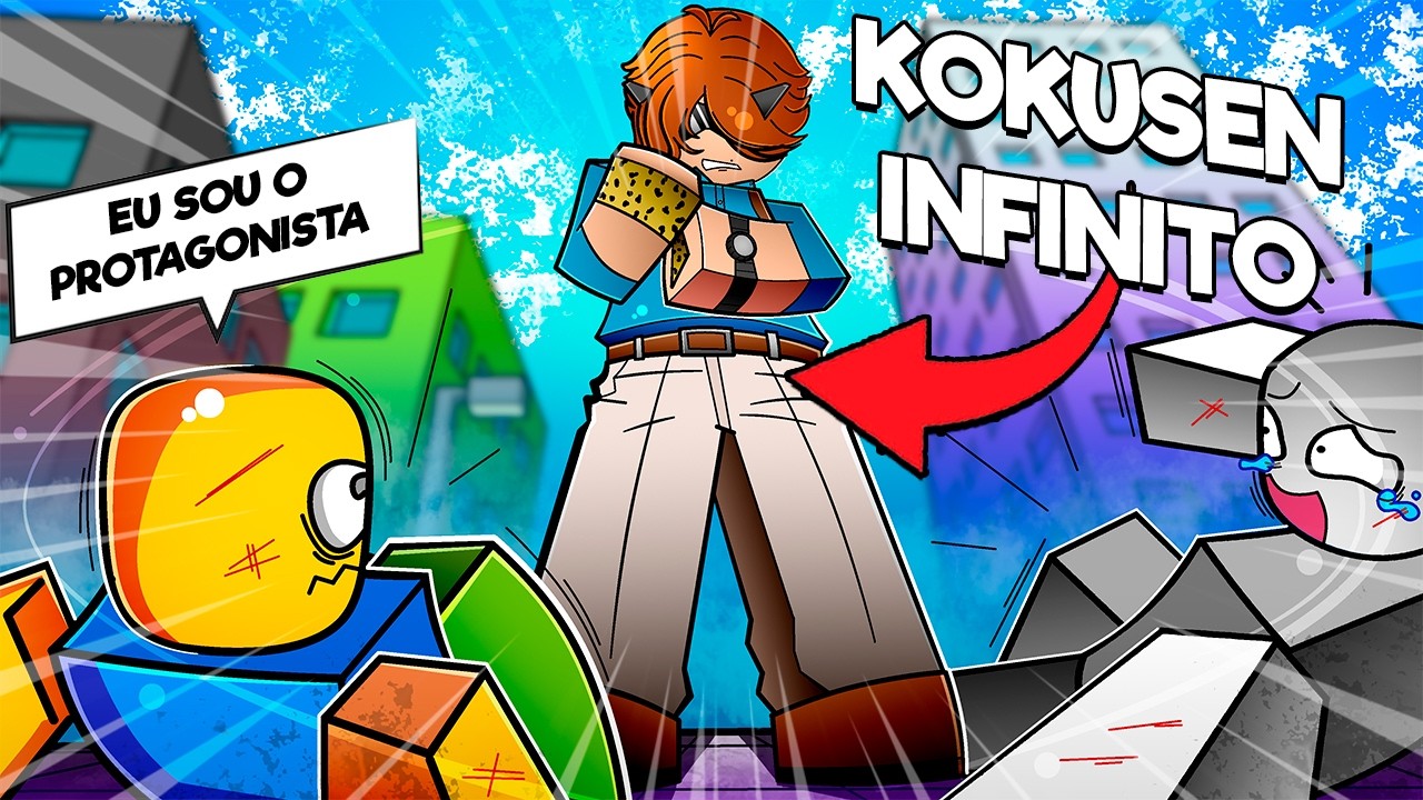 HUMILHANDO TIME DE TOXICOS PROTAGONISTA COM KOKUSEN INFINITO NO JUJUTSU SHENANIGANS