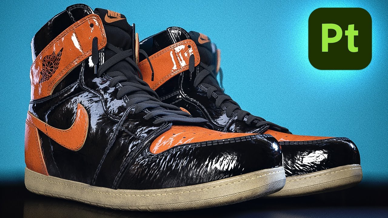 Текстурирование кроссовок JORDAN 1 в SUBSTANCE 3D PAINTER!
