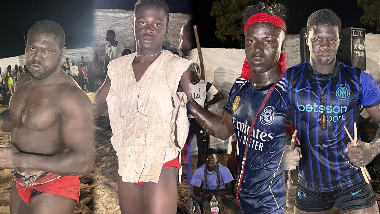 Demi finale poids léger lambou niomar mise 1 bœuf 🐂 +100000