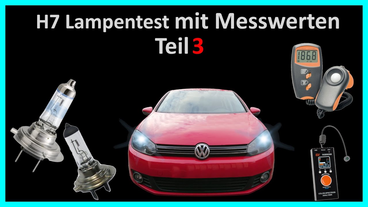 H7 Lampentest (mit Messwerten) Teil 3