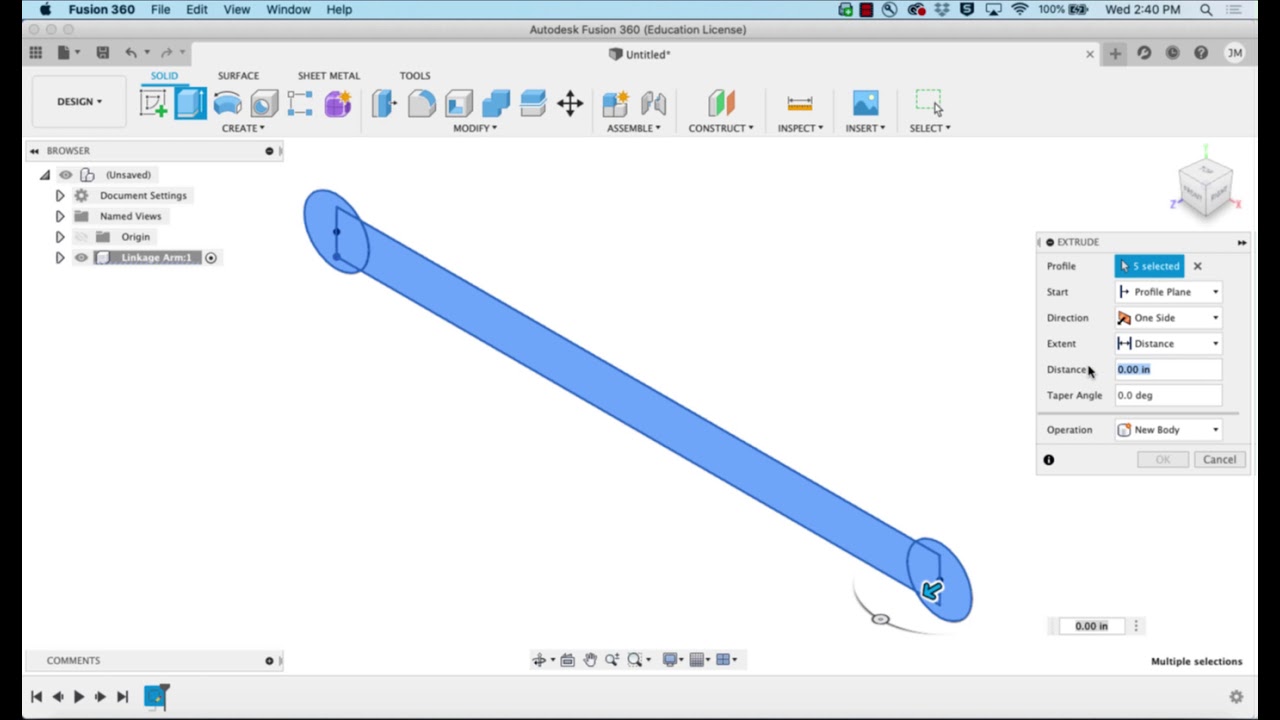 Train Linkage Arm Fusion