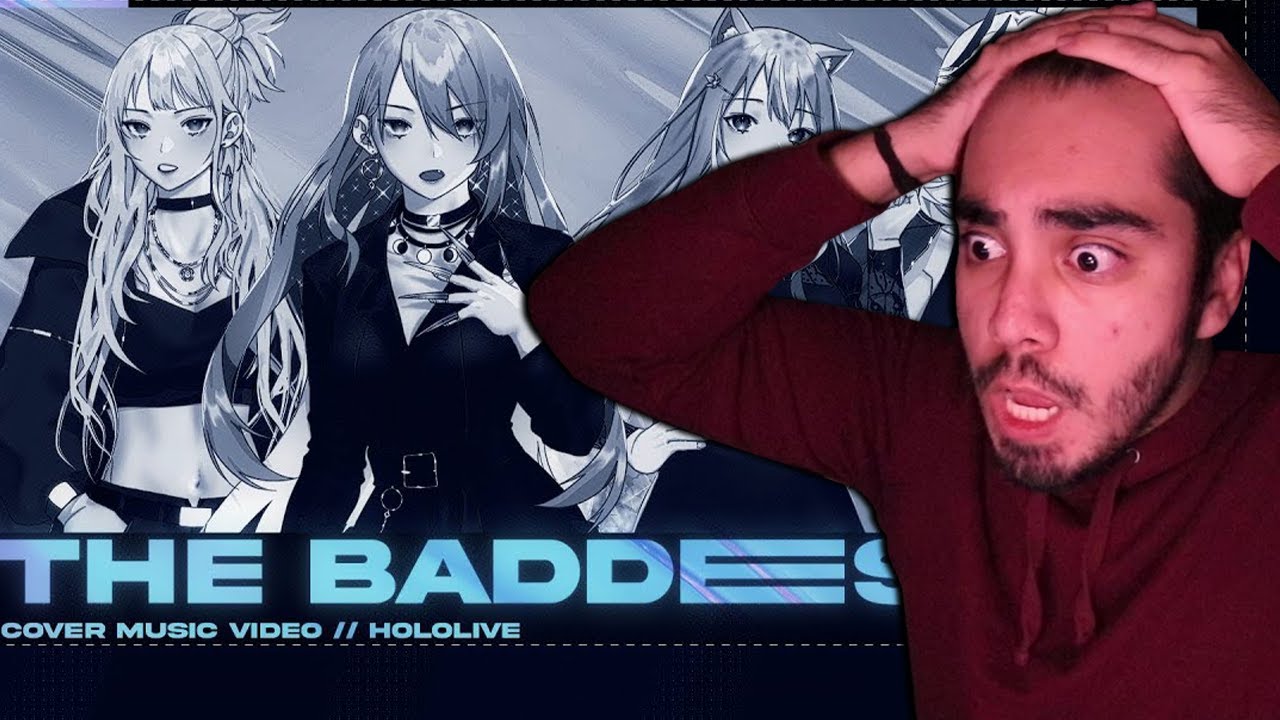 Nickster Reacts To THE BADDEST by MOONA, CALLI, REINE, RISU (Hololive K/DA Cover)