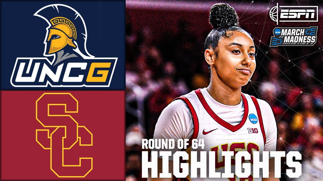 Round of 64: UNC Greensboro vs. USC | Women's NCAA Tournament | Full Game Highlights