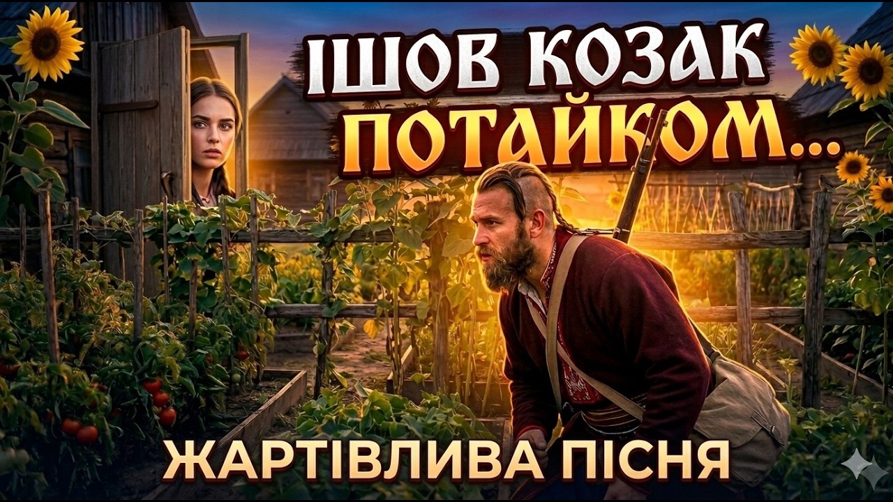 Ішов козак потайком (жартівлива народна пісня)