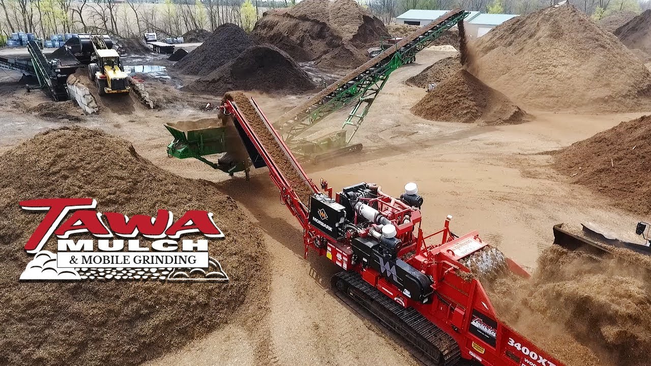 Tawa Mulch: Growing the Midwestern Landscape (Morbark 3400XT Wood Hog)