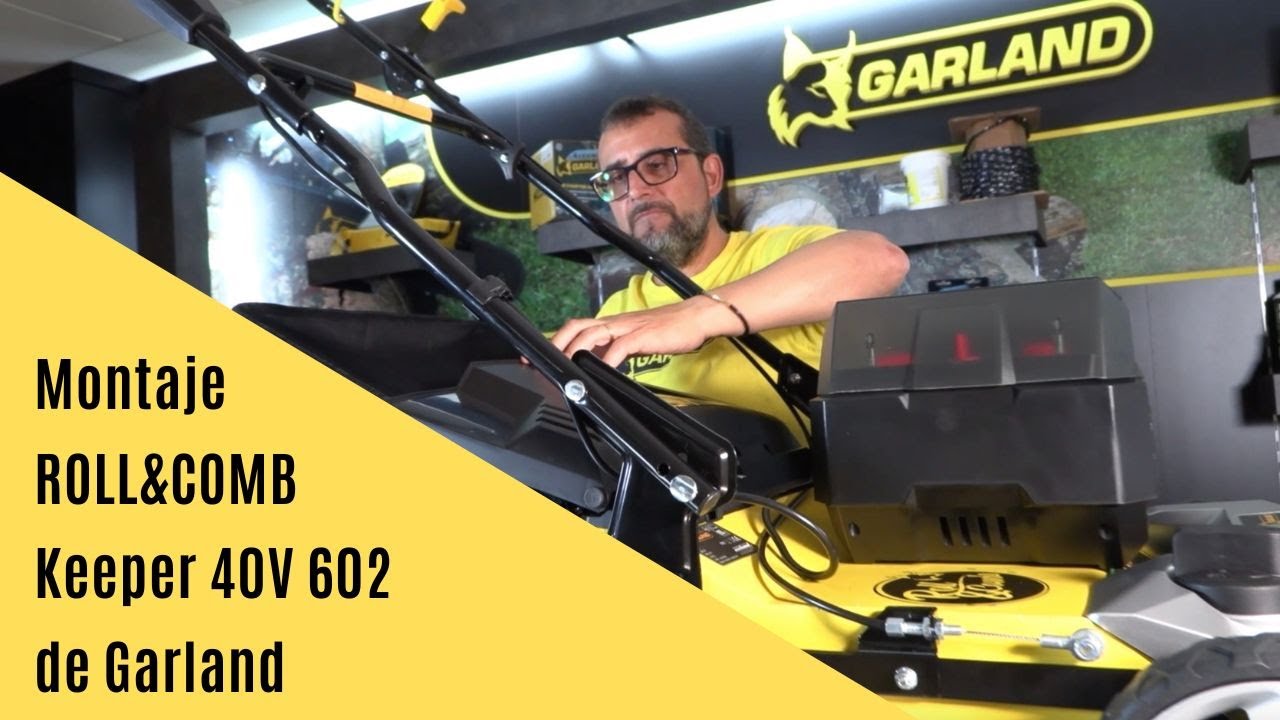 Peinadora/Barredora ROLL&COMB KEEPER 40V 602 | Montaje