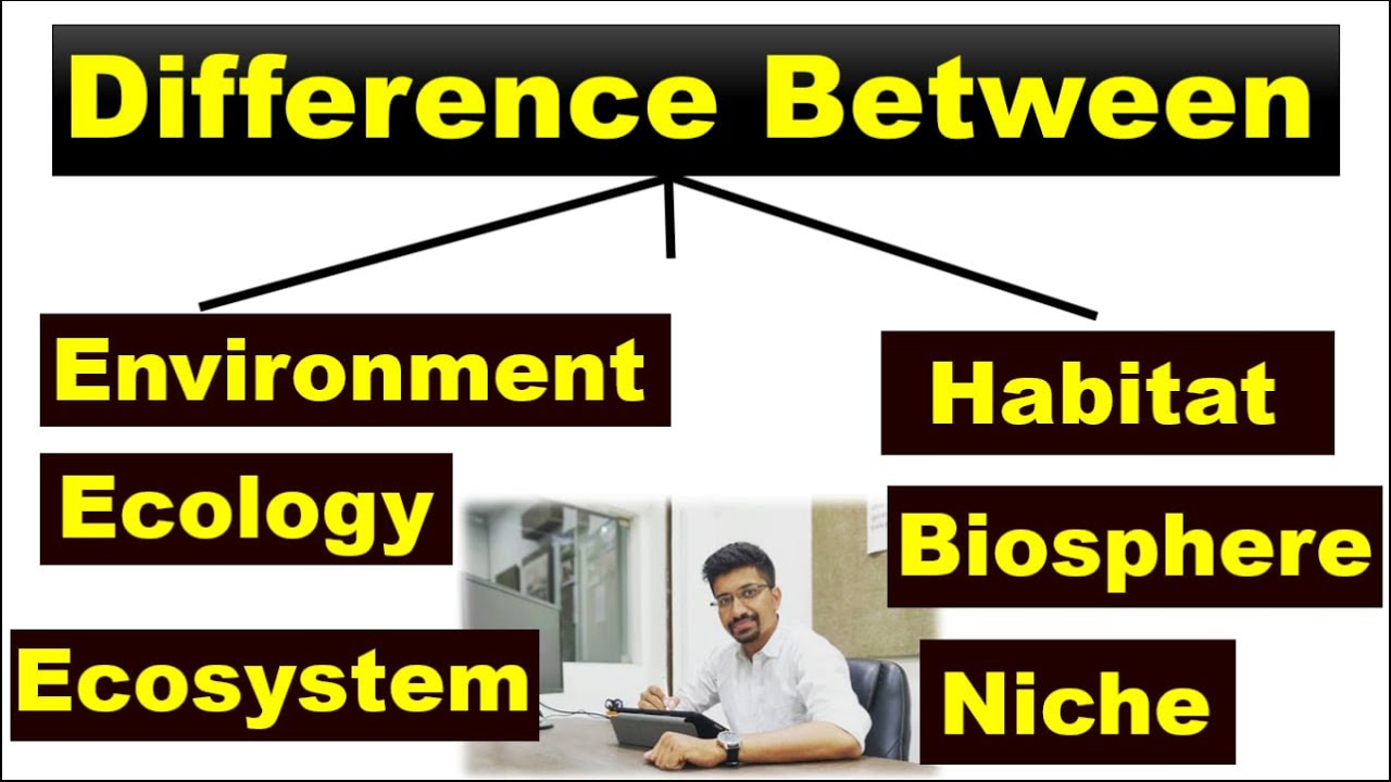 Environment,ecosystem,habitat,ecology,Biosphere - Difference between them