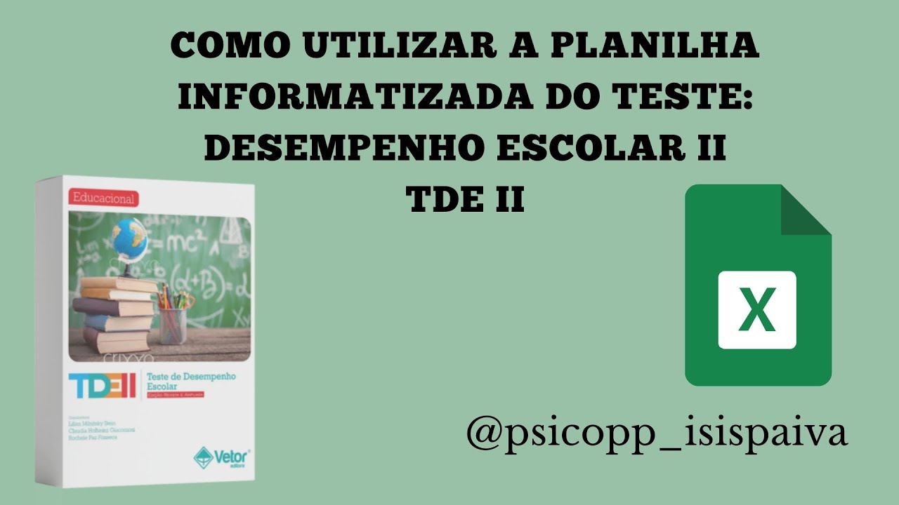 TDE II Simplificado: Aprenda a Usar a Planilha de Correção Automática
