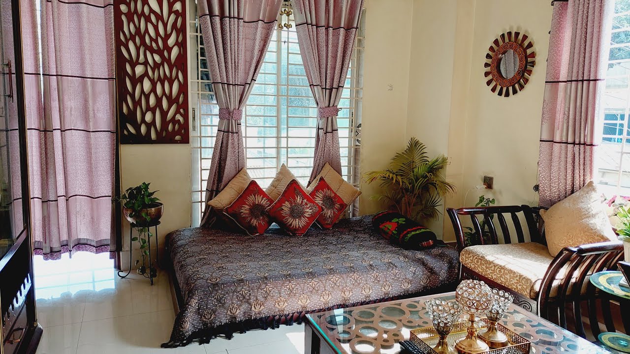নতুন রুপে লিভিং রুম।Living Room Organised।