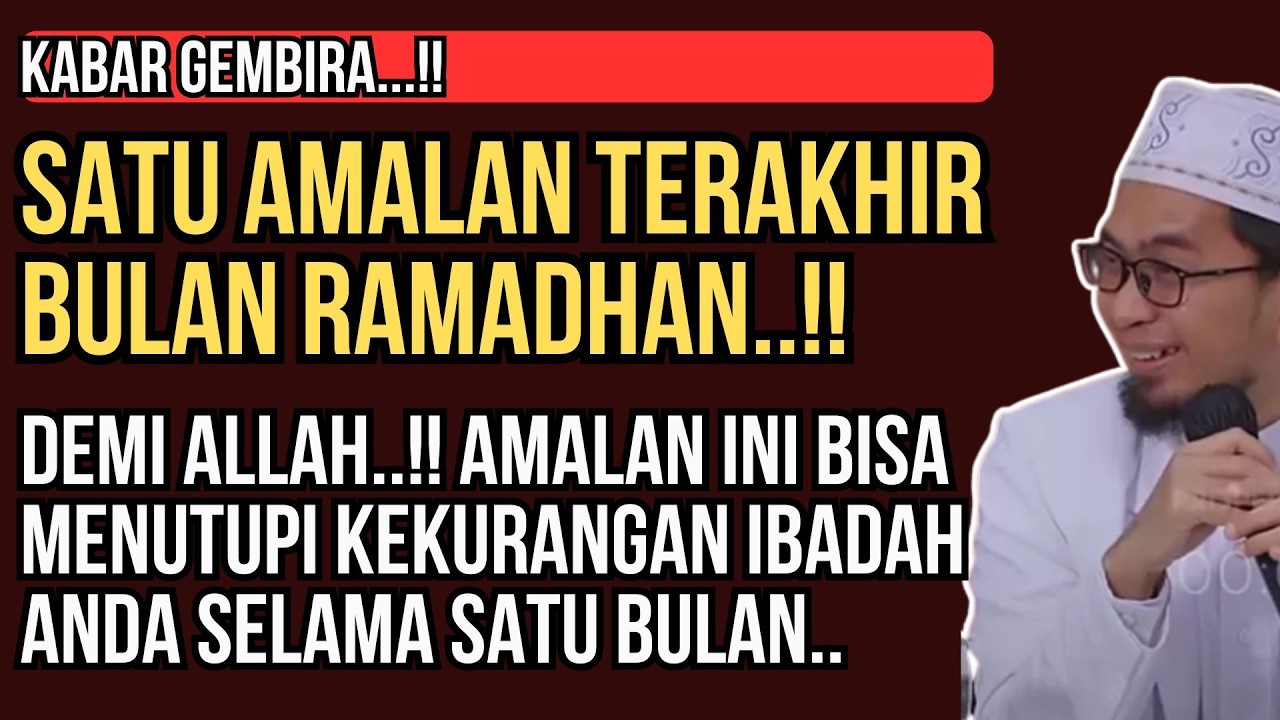 Zakat Fitrah: Pembersih dan Penyempurna Puasa Ramadhan | Ustadz Adi Hidayat