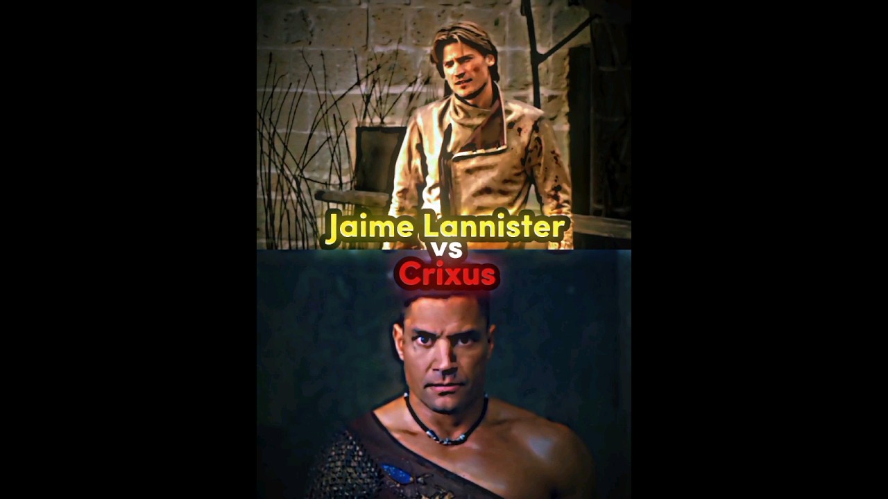 Rollo vs Oberyn, Jaime lannister vs crixus, spartacus vs ragnar, barristan vs Robert Baratheon
