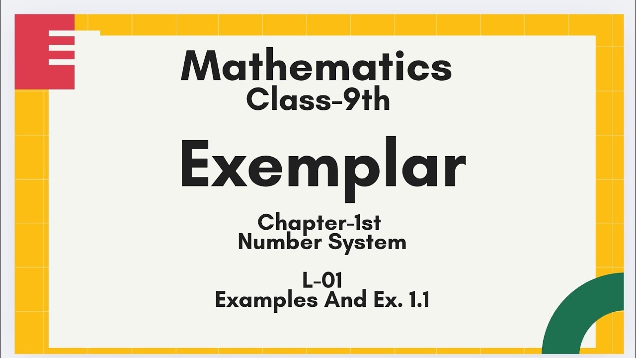 Exemplar L-01, Ch-1st,  Examples and Ex 1.1 #NumberSystem. #NaturalNumbers, #WholeNumbers, Class-9th