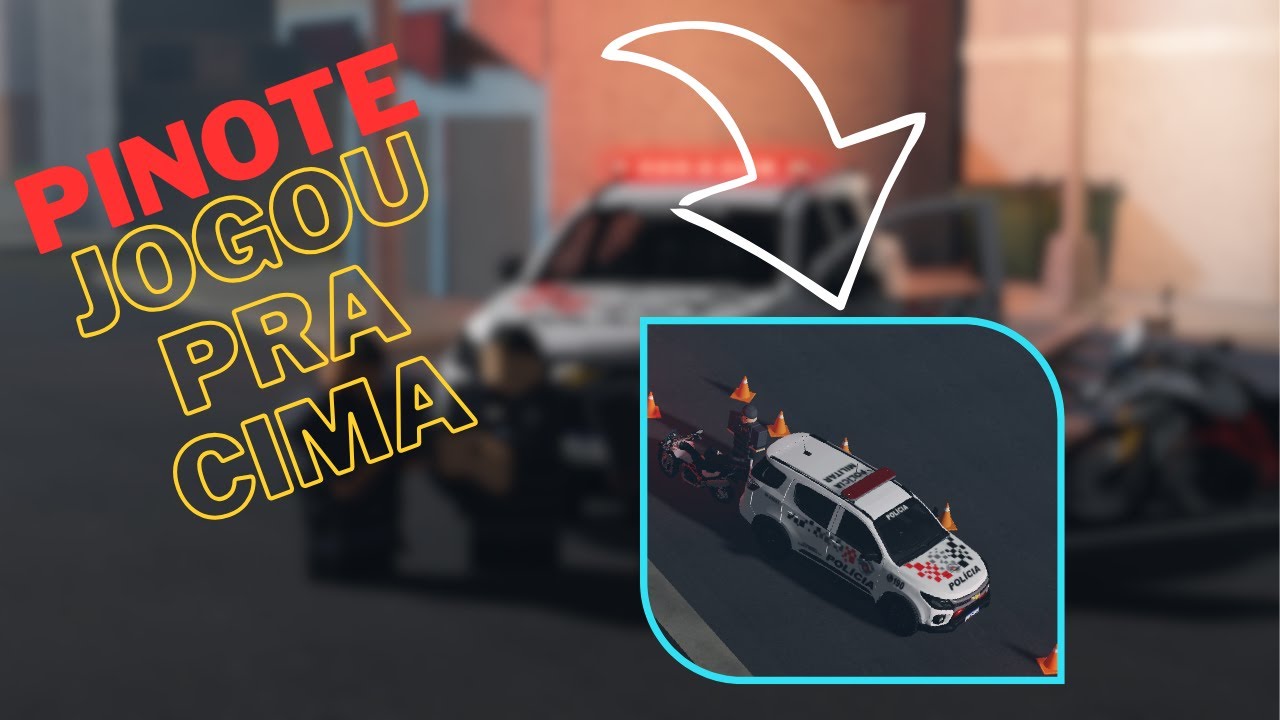 PINOTE com TROCA de TIRO! JOGOU PARA CIMA | PMESP Roblox